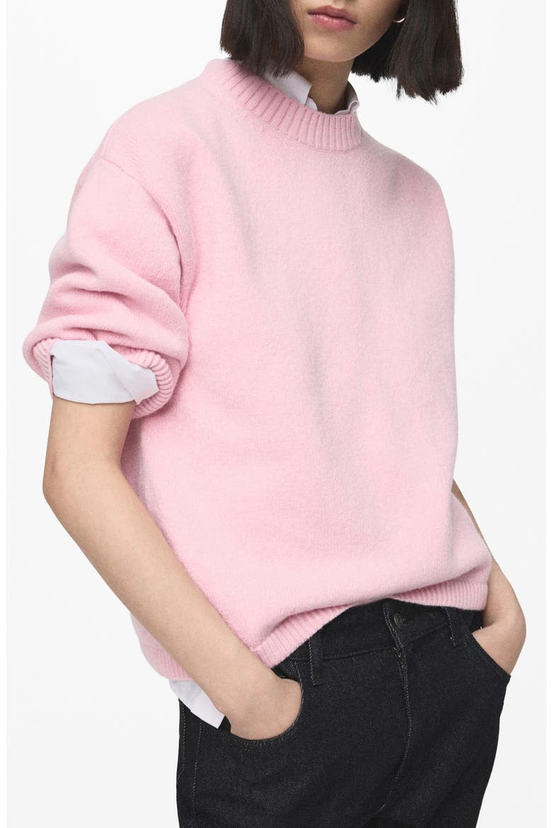 Elbow Sleeve Sweater, Main, color, PINK
