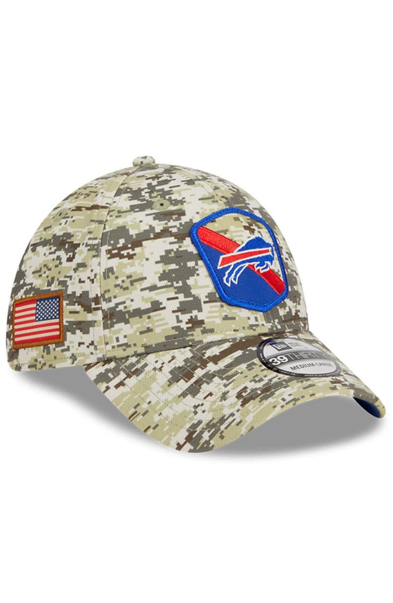 New Era Men's New Era  Camo Buffalo Bills 2023 Salute To Service 39THIRTY Flex Hat, Main, color, 