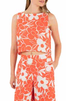 Daisy Floral Crop Tank