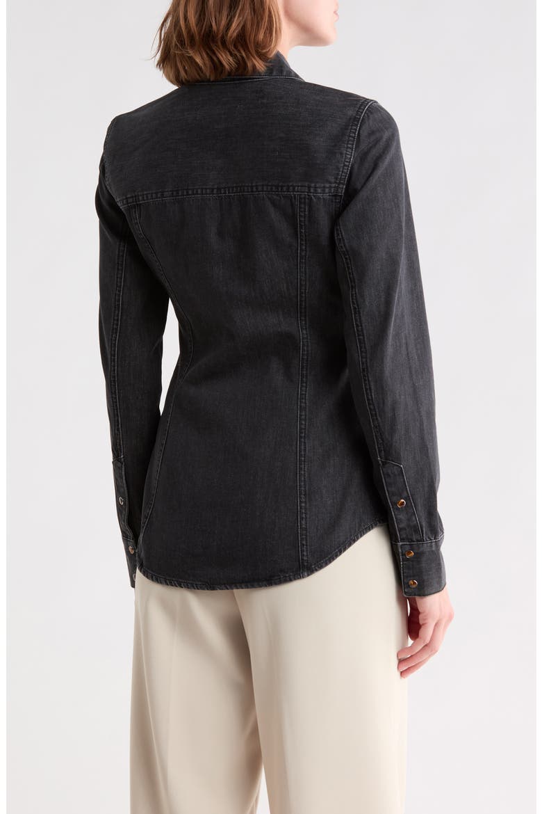 Eddie Denim Shirt, Alternate, color, WASHED ONYX