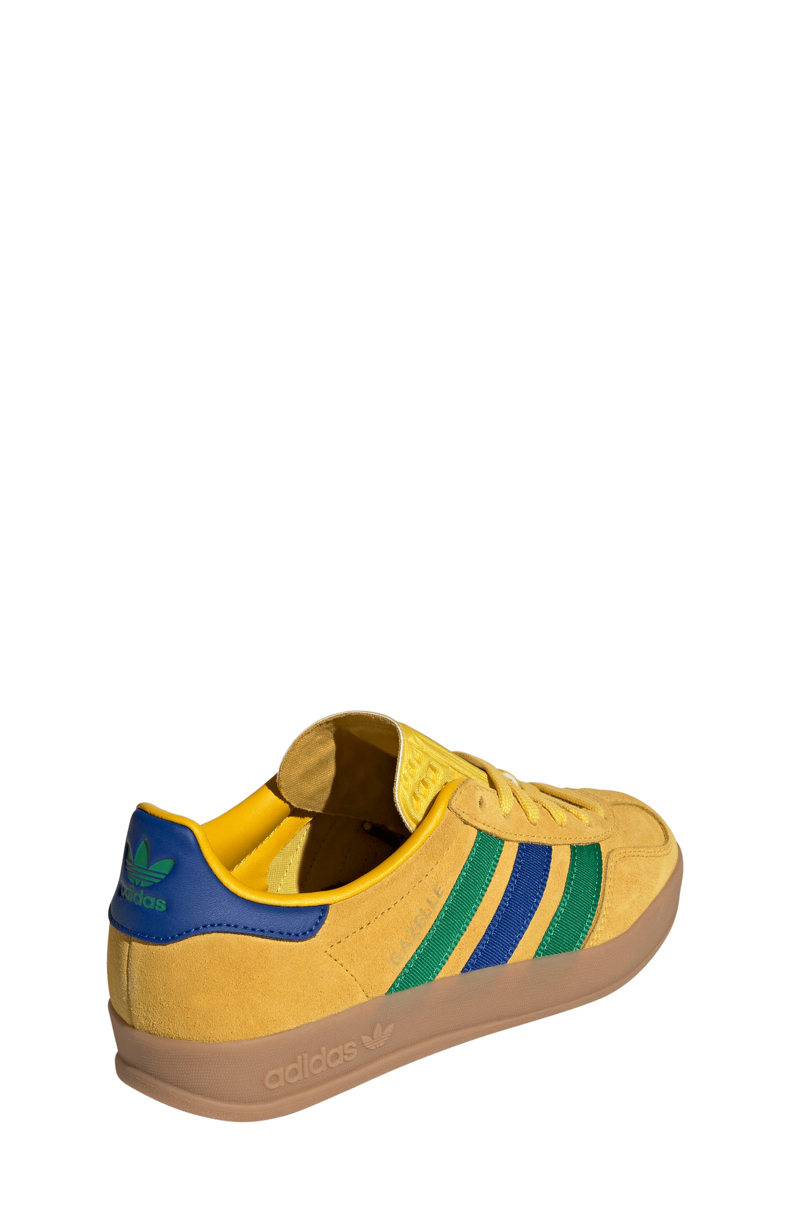 adidas x FIFA Kids' Gazelle Indoor Sneaker, Alternate, color, Yellow/ Royal/ Green