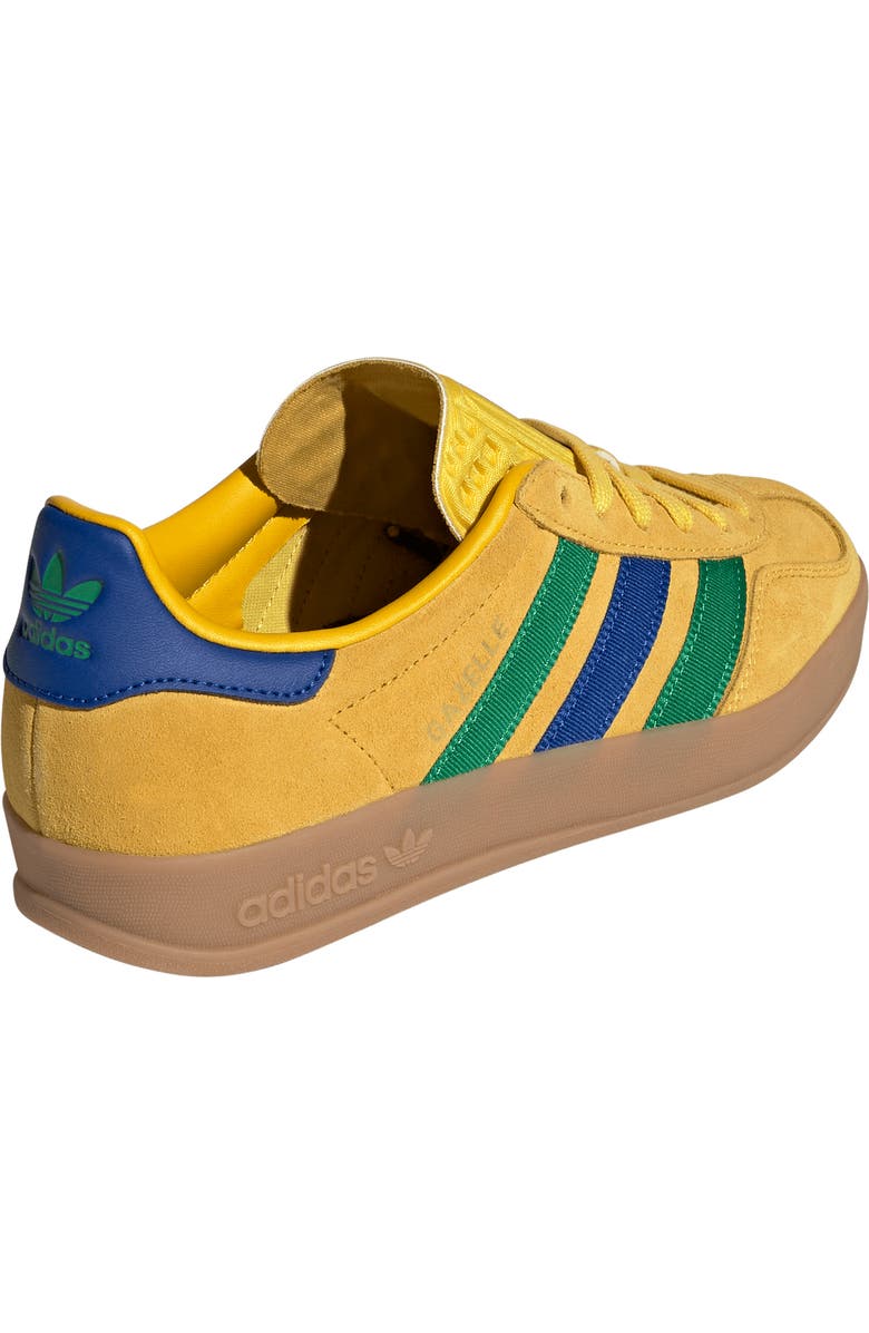 adidas x FIFA Kids' Gazelle Indoor Sneaker, Alternate, color, Yellow/ Royal/ Green