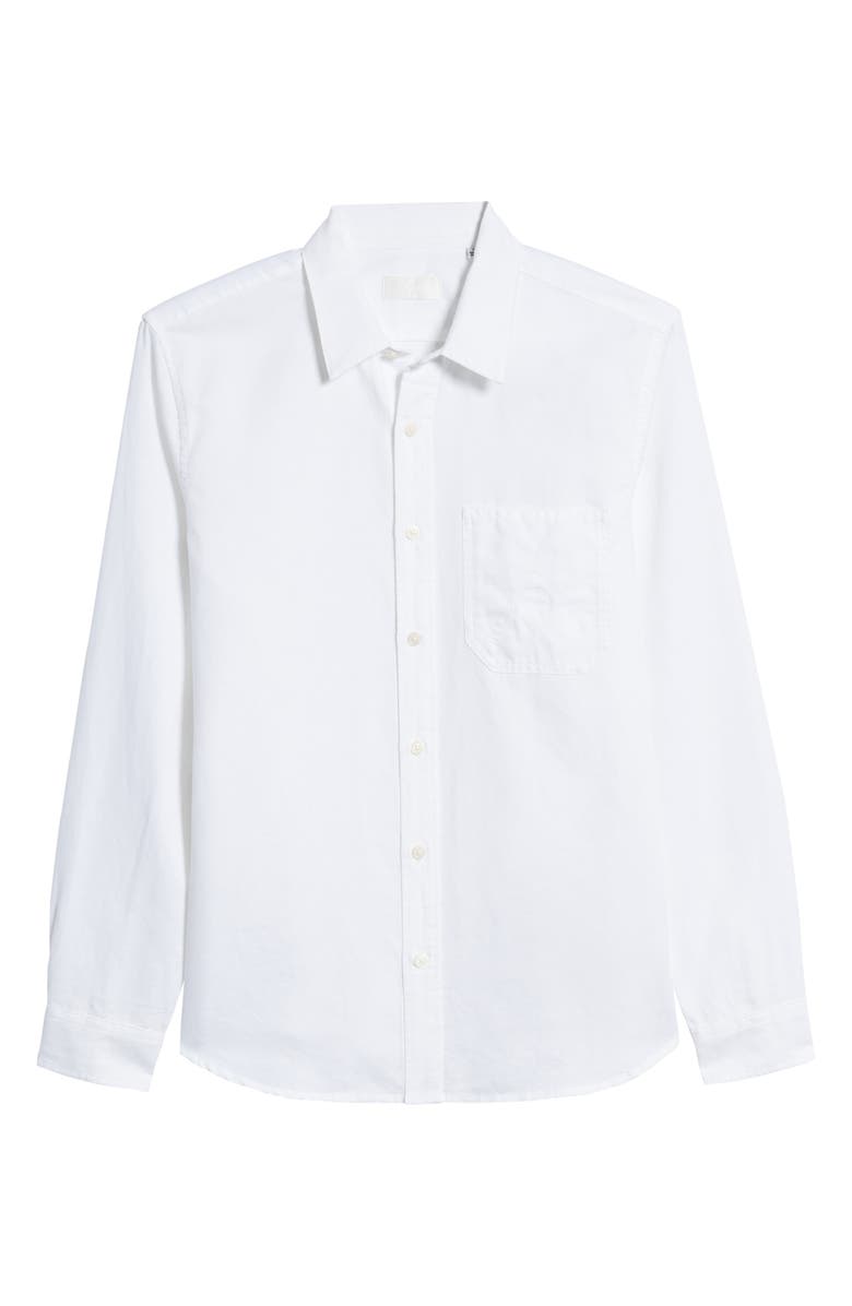 7 For All Mankind <sup>®</sup> Slim Fit Linen Blend Button-Up Shirt, Alternate, color, 