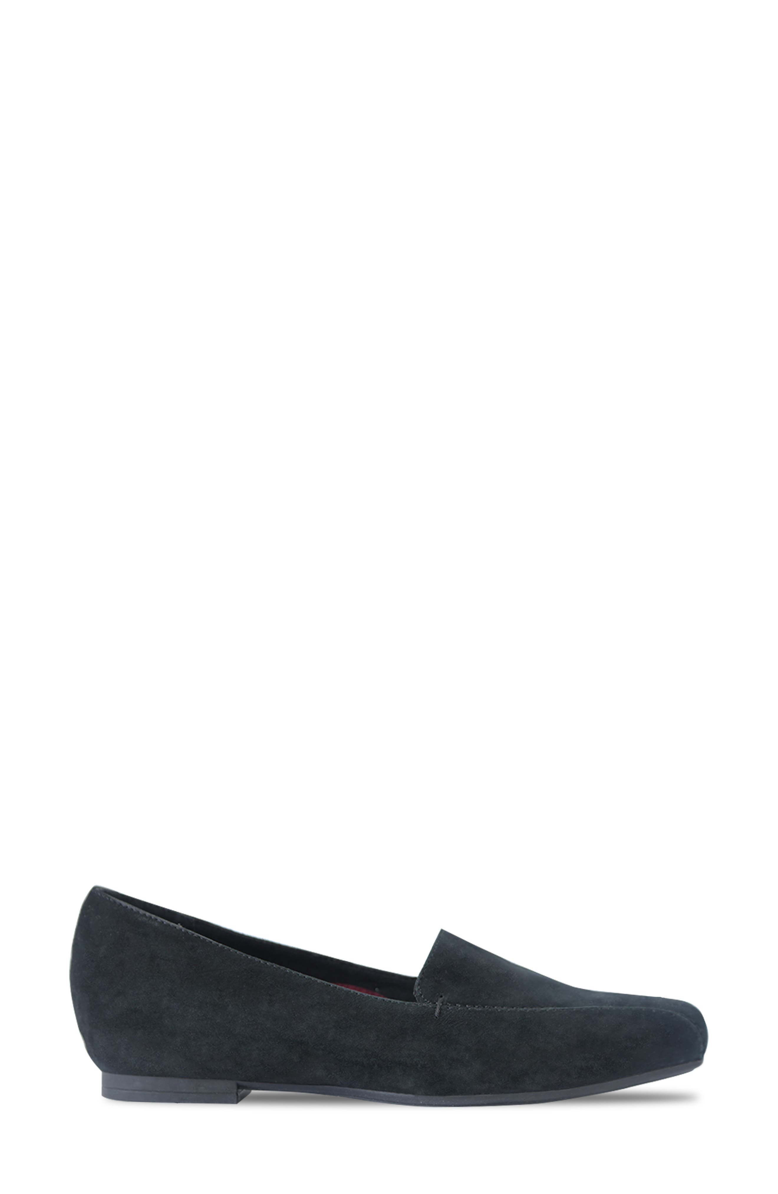 Diedre Loafer - Multiple Widths Available, Alternate, color, BLACK SUEDE