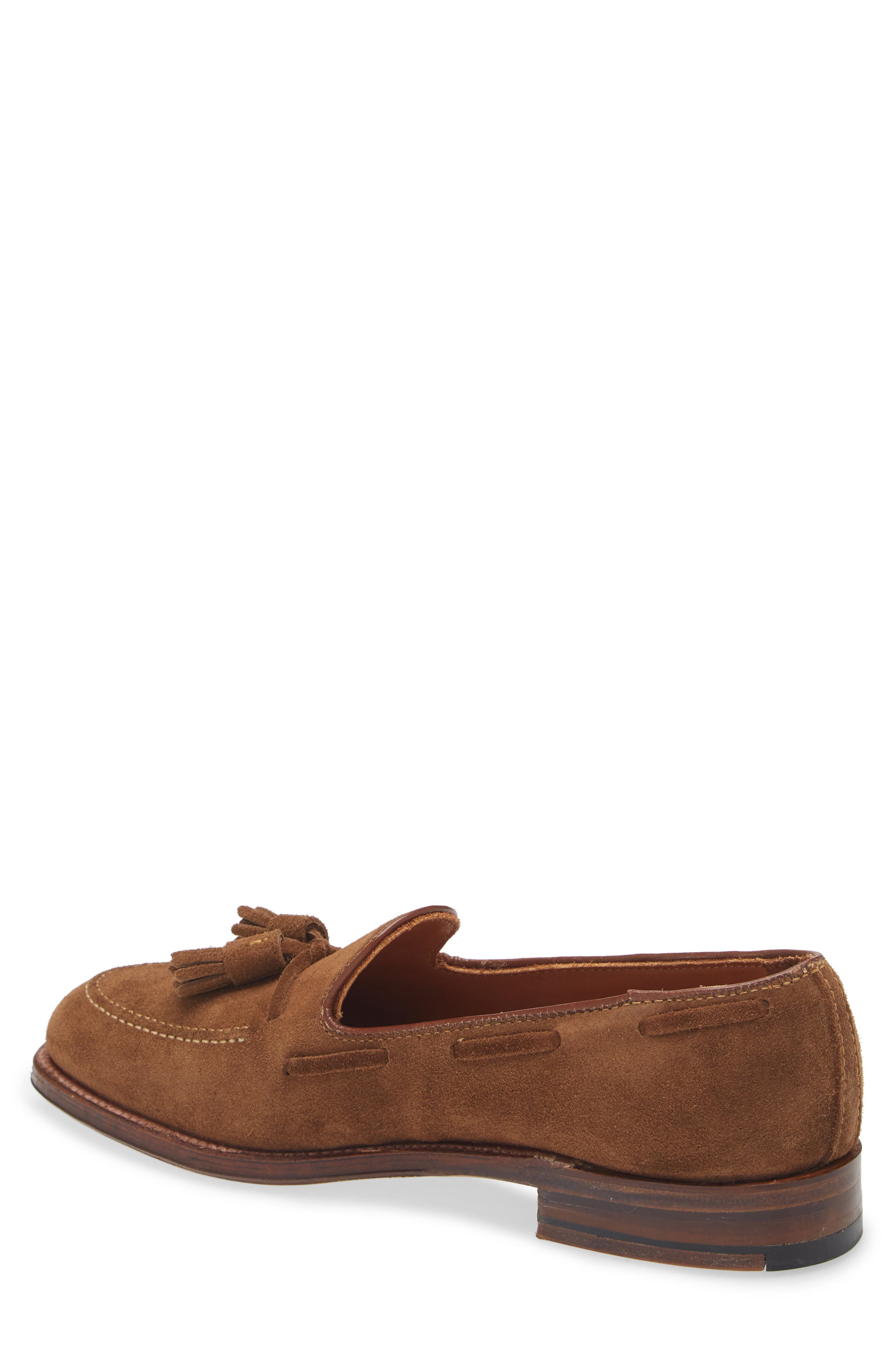 Alden Tassel Loafer, Alternate, color, Snuff Suede