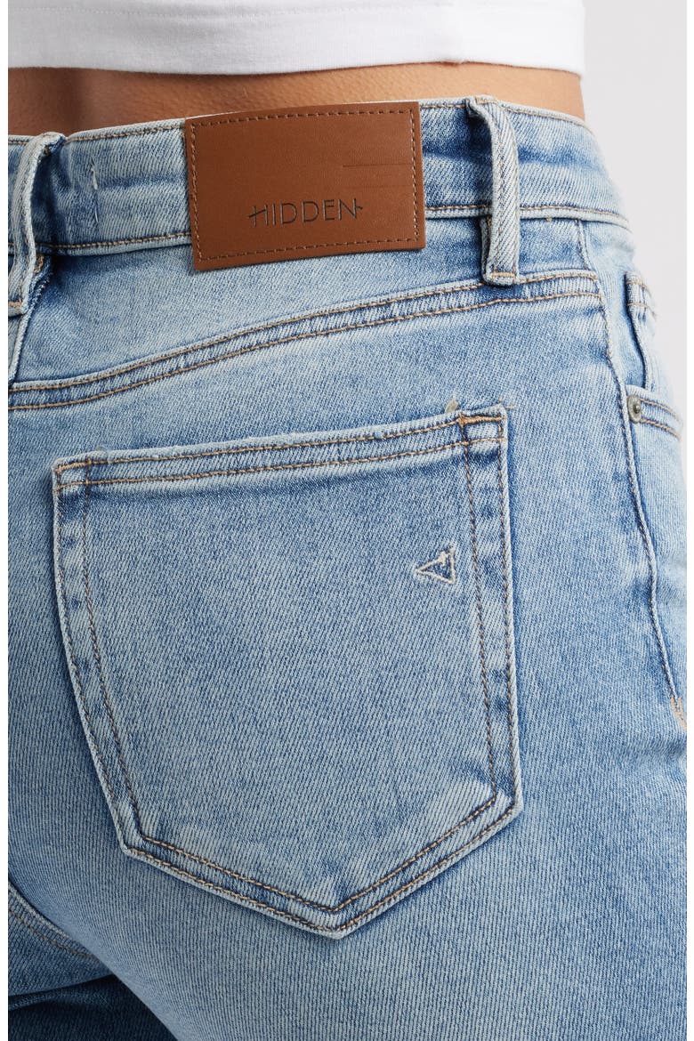 High Waist Flare Jeans, Alternate, color, MED WASH