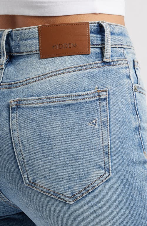 Hidden Jeans High Waist Flare Jeans In Med Wash