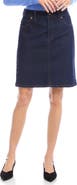 Karen Kane High Waist Pencil Denim Skirt