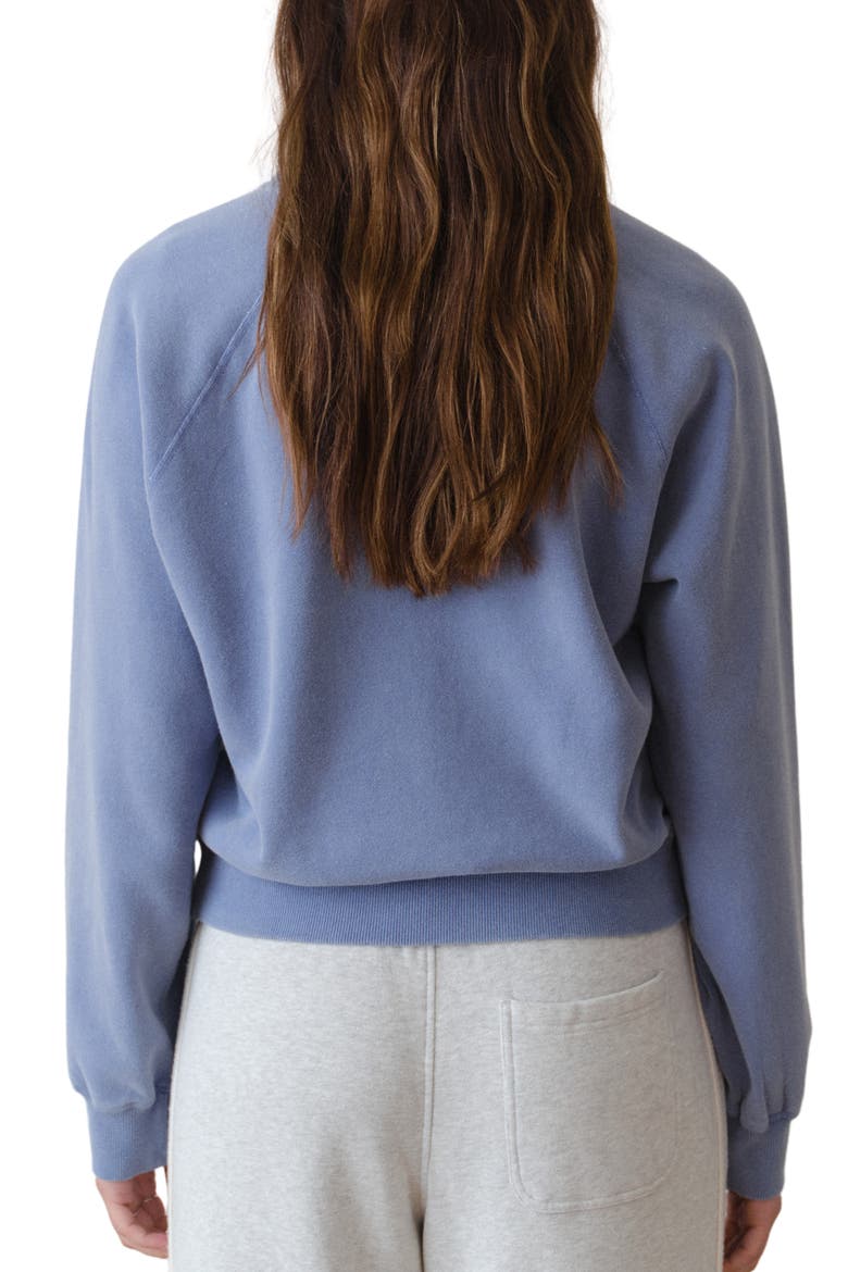 Cloud 9 Fleece Reversible Sweatshirt, Alternate, color, FADED DENIM
