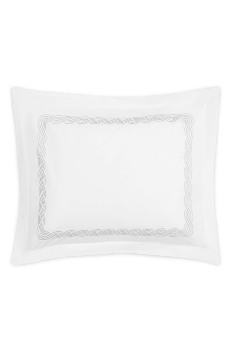 Matouk Triple Chain Duvet Cover & Sham Set, Alternate, color, 