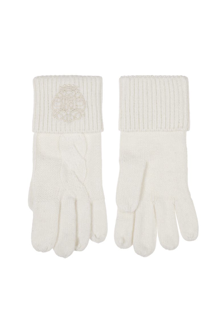 direct embroidery glove, Alternate, color, cream