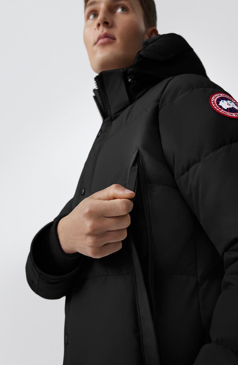 Canada Goose Wydham Water Repellent 625 Fill Power Down Parka, Alternate, color, Black