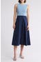 Kia Sleeveless Mixed Media Dress