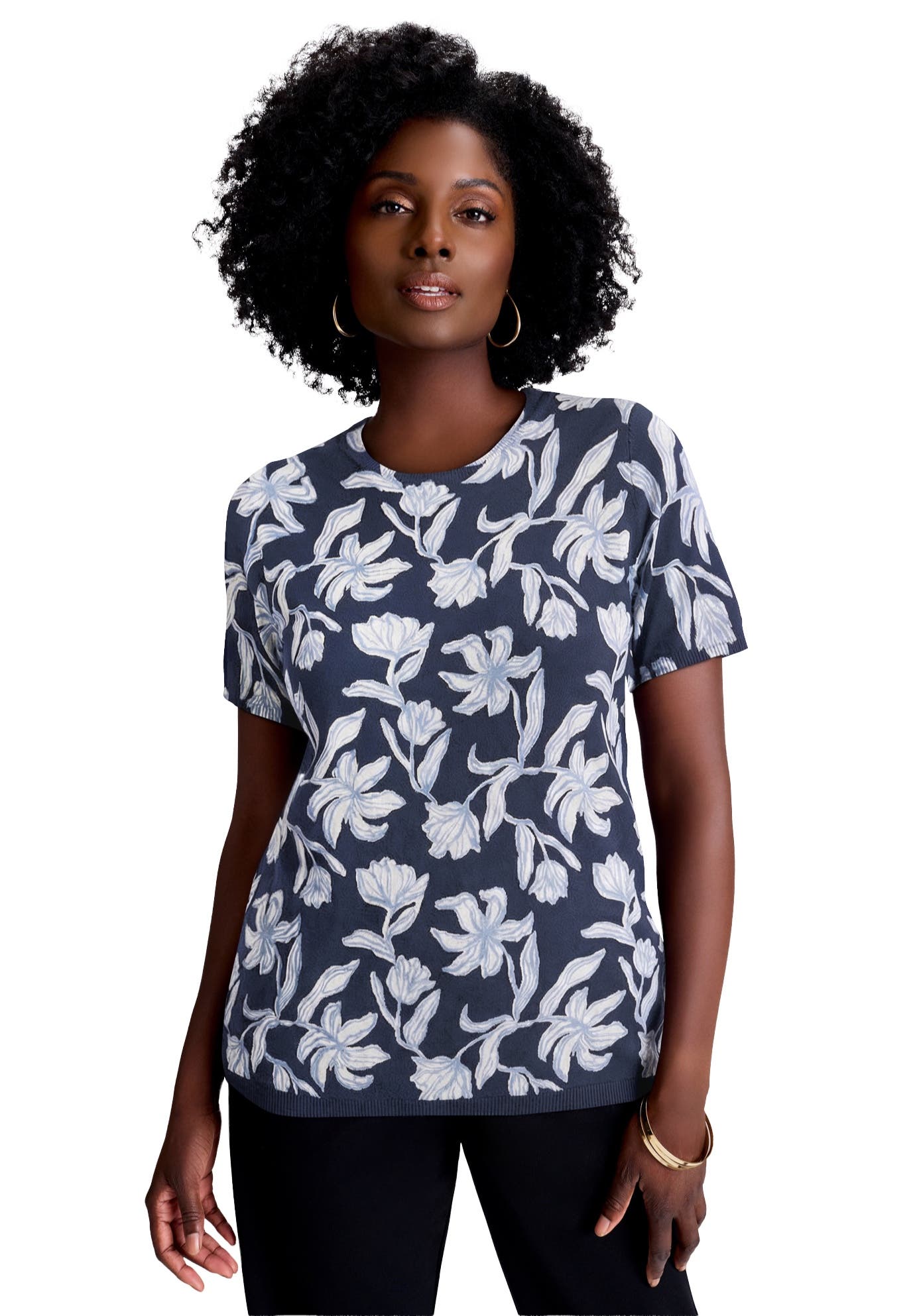 selected BLUE PRETTY FLORAL