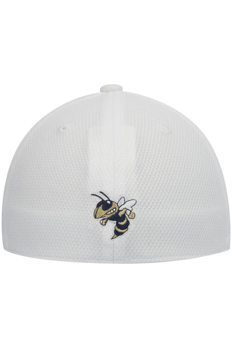Men's adidas White Georgia Tech Yellow Jackets 2021 Sideline Coaches AEROREADY Flex Hat, Alternate, color, White