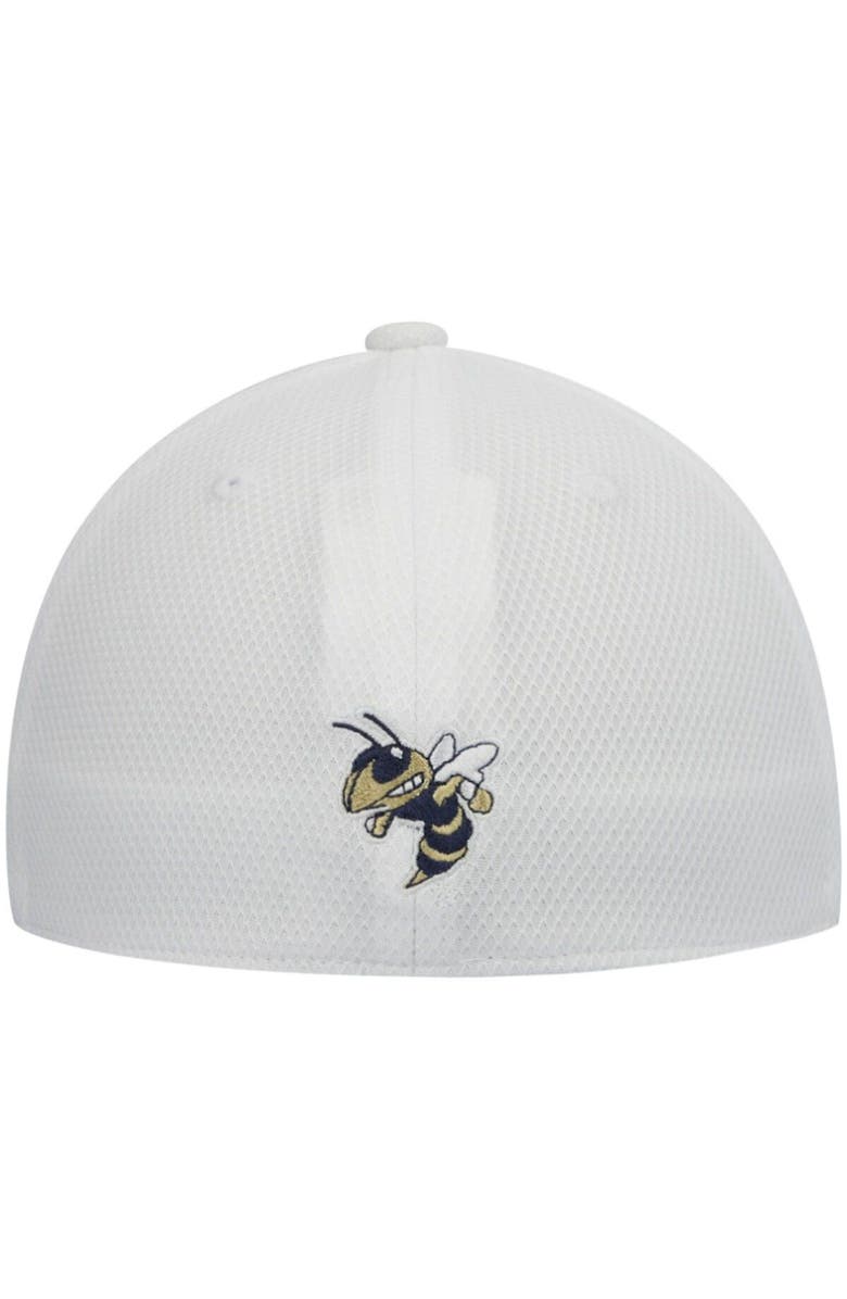adidas Men's adidas White Georgia Tech Yellow Jackets 2021 Sideline Coaches AEROREADY Flex Hat, Alternate, color,