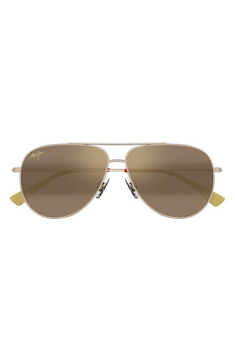 Hauoli XL 62mm Polarized Oversize Aviator Sunglasses
