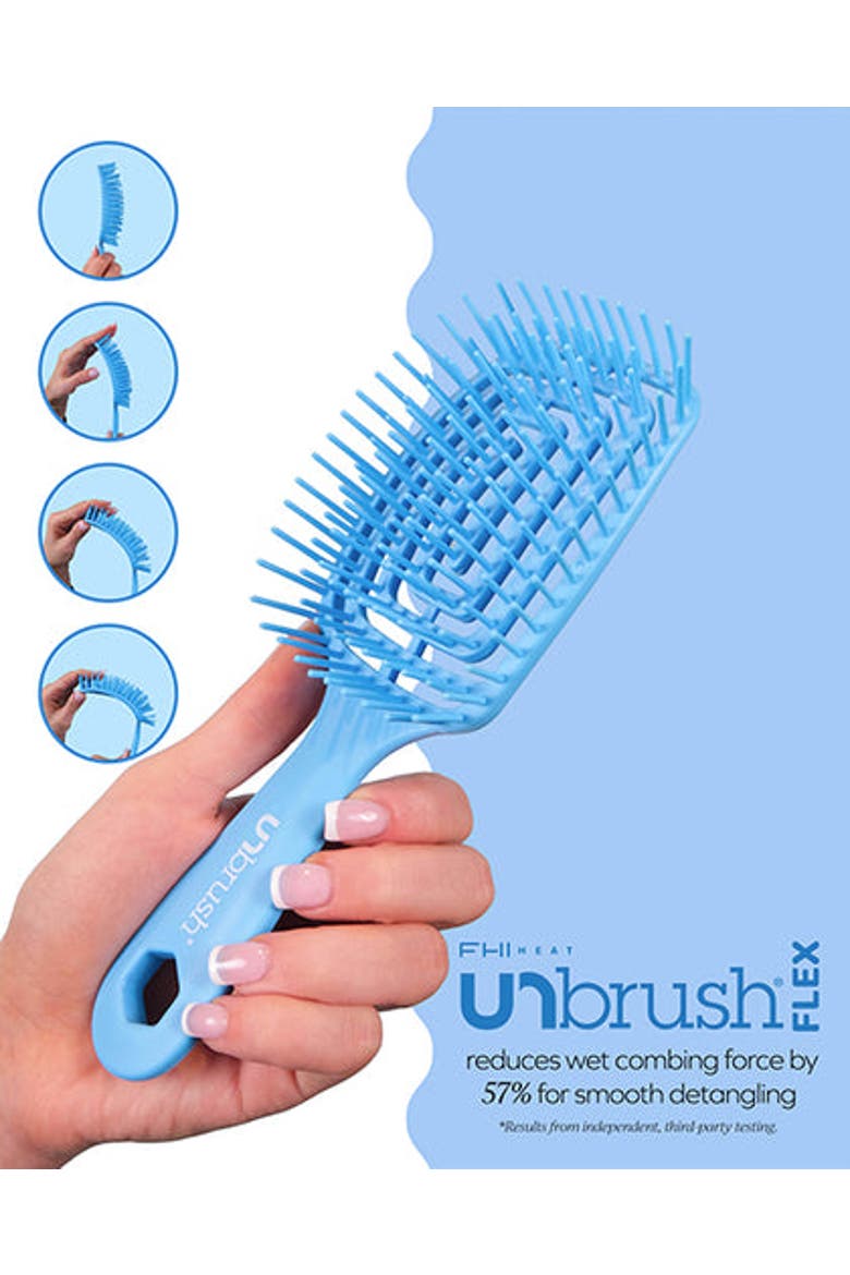 Flex Detangling Brush, Alternate, color, Blue