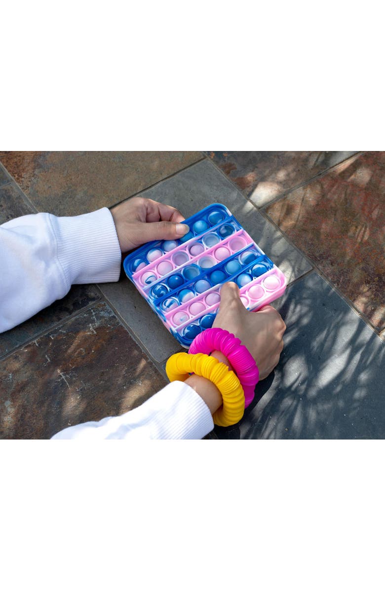 Toynk 12-Piece Sensory Fidget Toy Set | Simple Dimple, Pop Tubes & More, Alternate, color, Pink