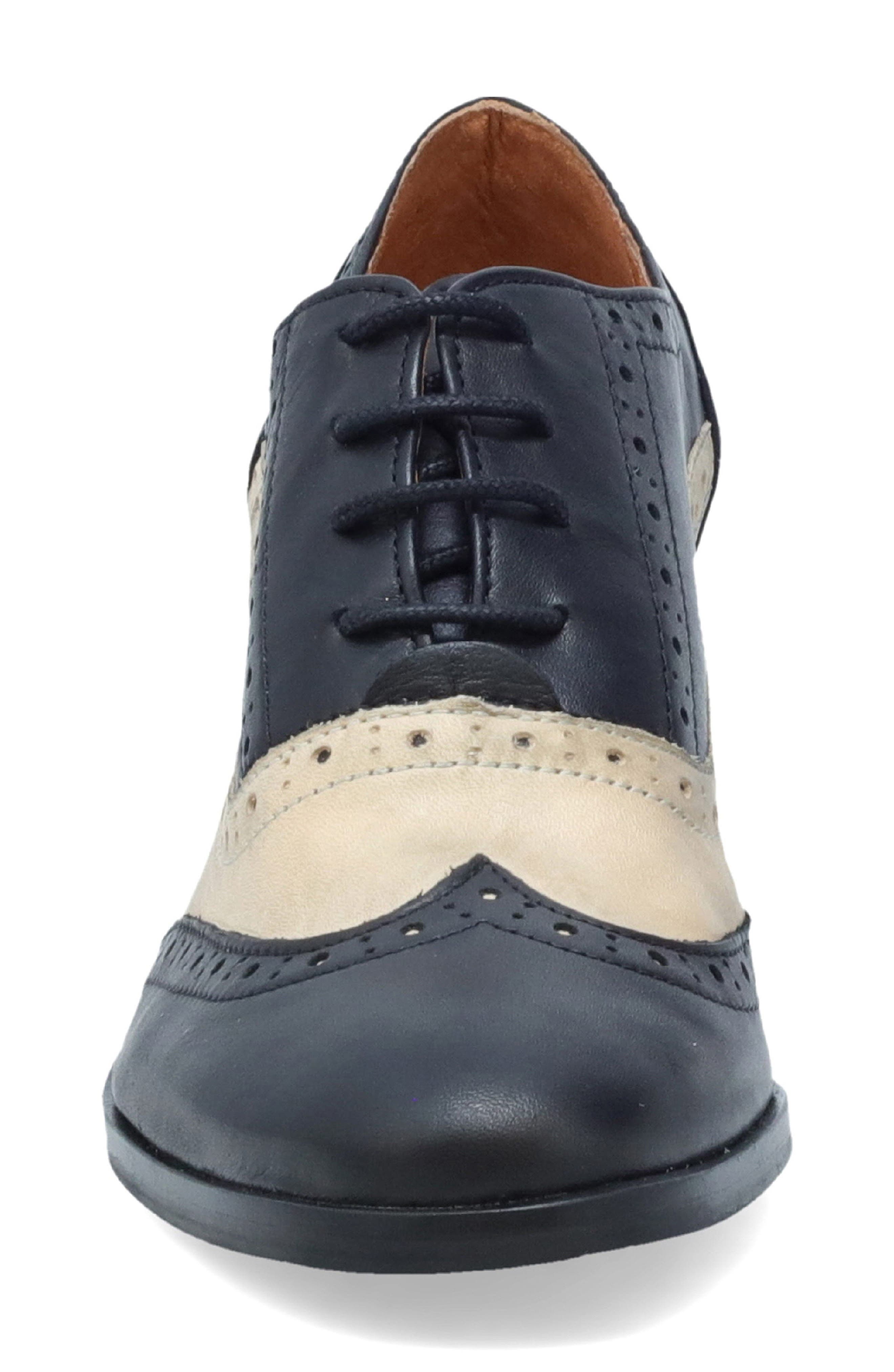 Justine Oxford Pump, Alternate, color, BLACK LEATHER