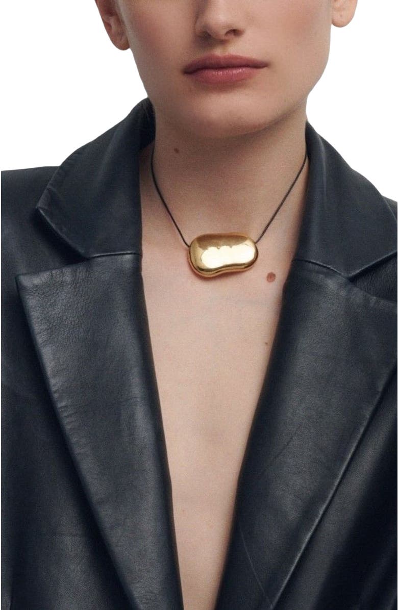 HEAVEN MAYHEM Julia Necklace, Alternate, color, Gold/Black