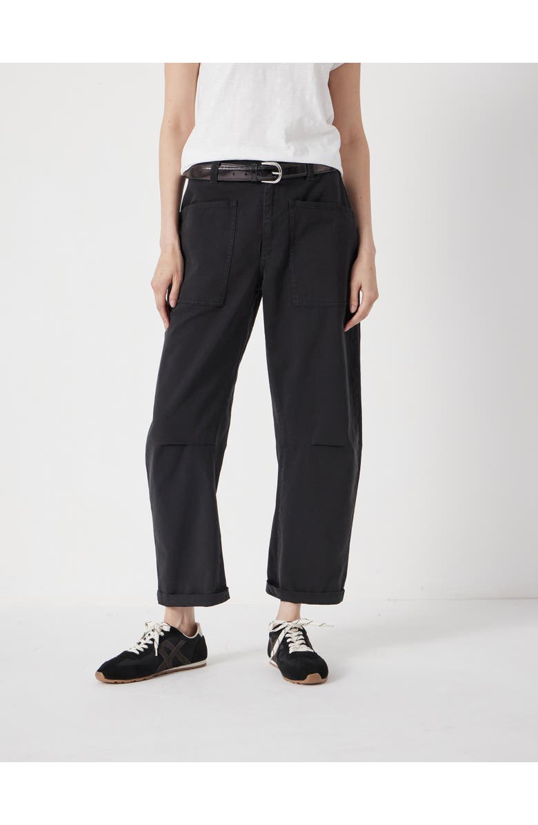 Hush Cordi Barrel Leg Pants, Main, color, Dark Charcoal Grey