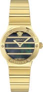 Versace Greca Logo Mother-of-Pearl Bracelet Watch, 33mm