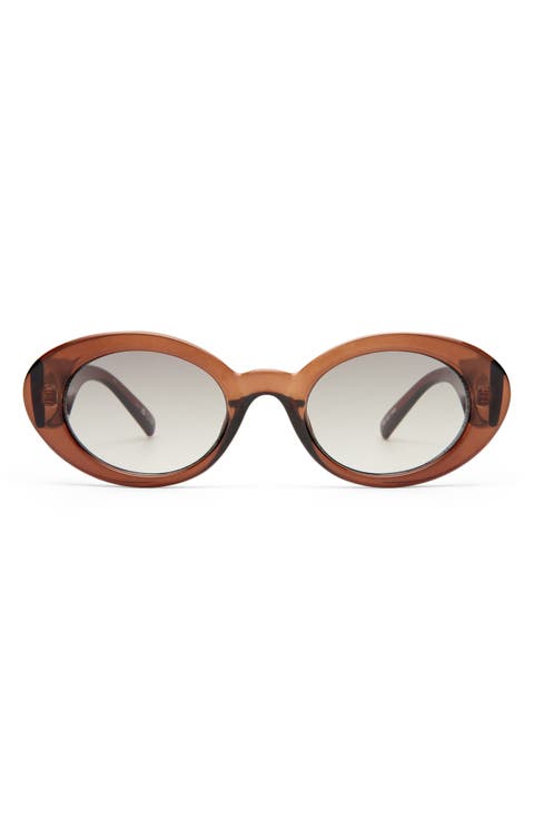 Nouveau Vie 50mm Oval Sunglasses