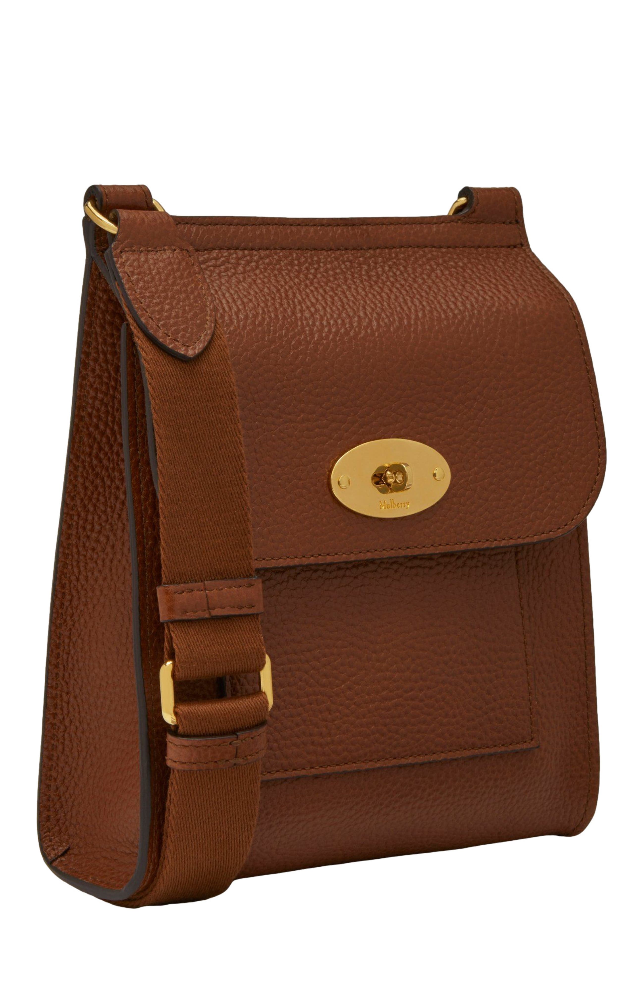 Mulberry Small Antony Leather Crossbody Bag, Alternate, color, 