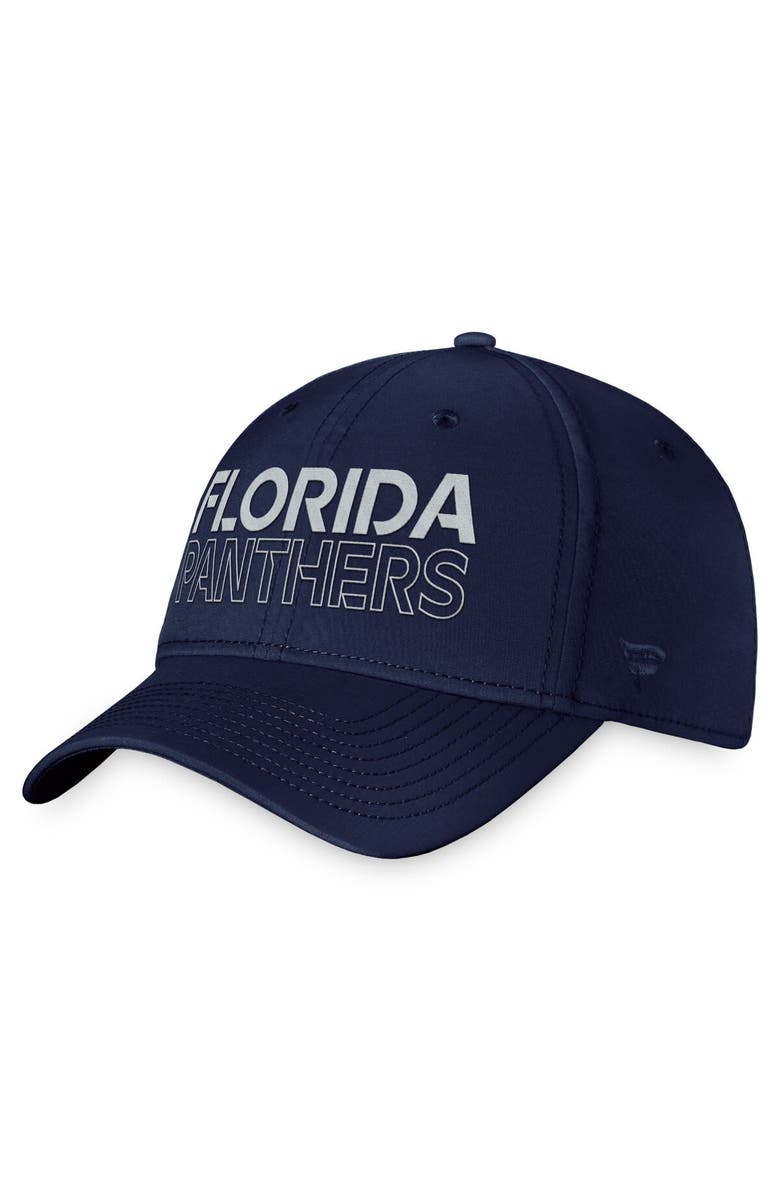 FANATICS Men's Fanatics Branded Navy Florida Panthers Authentic Pro Road Flex Hat, Alternate, color,