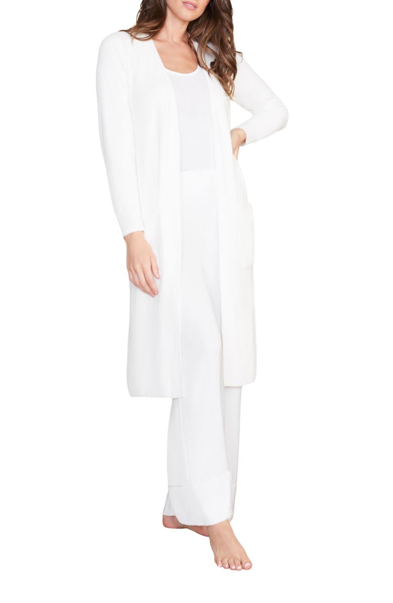 Barefoot Dreams<sup>®</sup> CozyChic Lite<sup>™</sup> Long Cardigan, Alternate, color, Pearl
