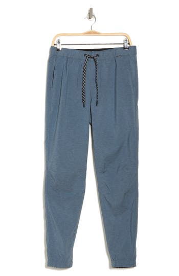 Hurley Off Duty Twill Joggers In Blue