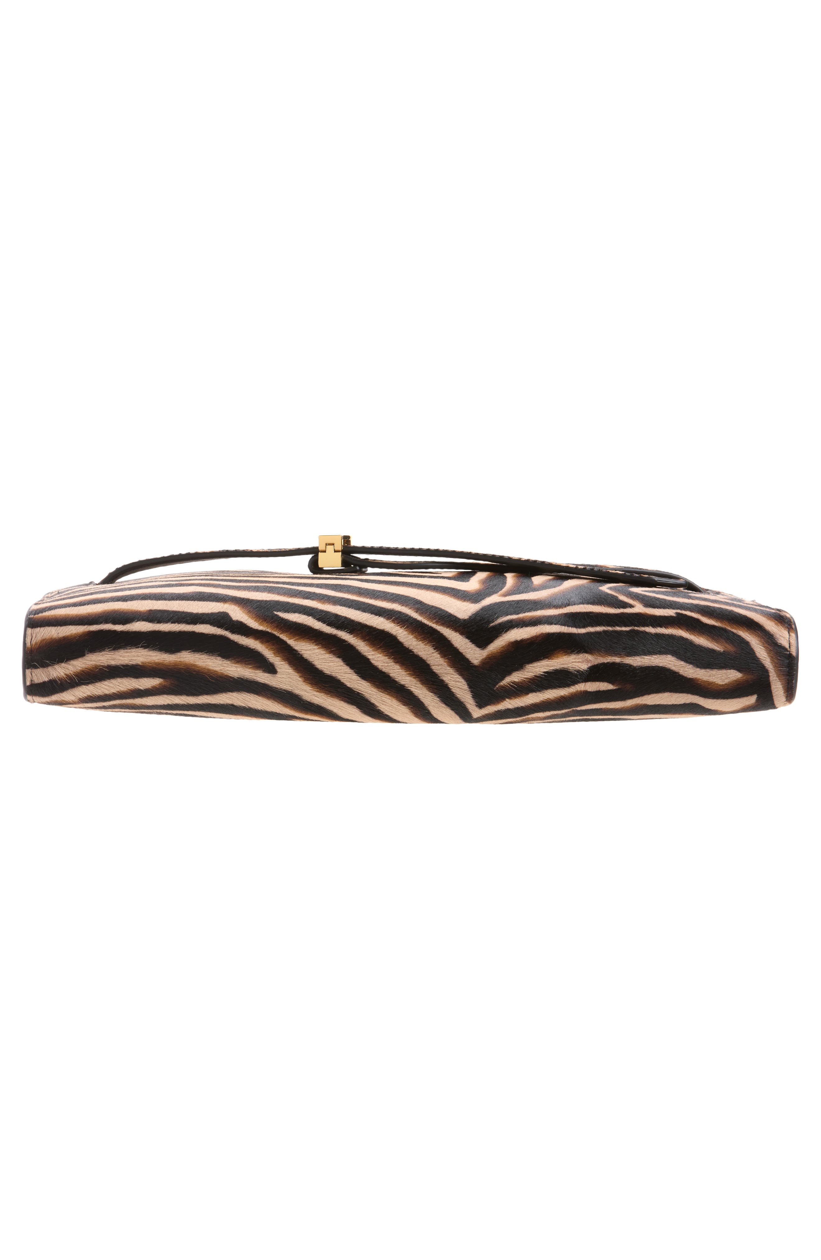 Dash Genuine Calf Hair Clutch, Alternate, color, TAN MULTI