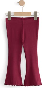 NEXT Kids' Lettuce Hem Flare Leg Leggings