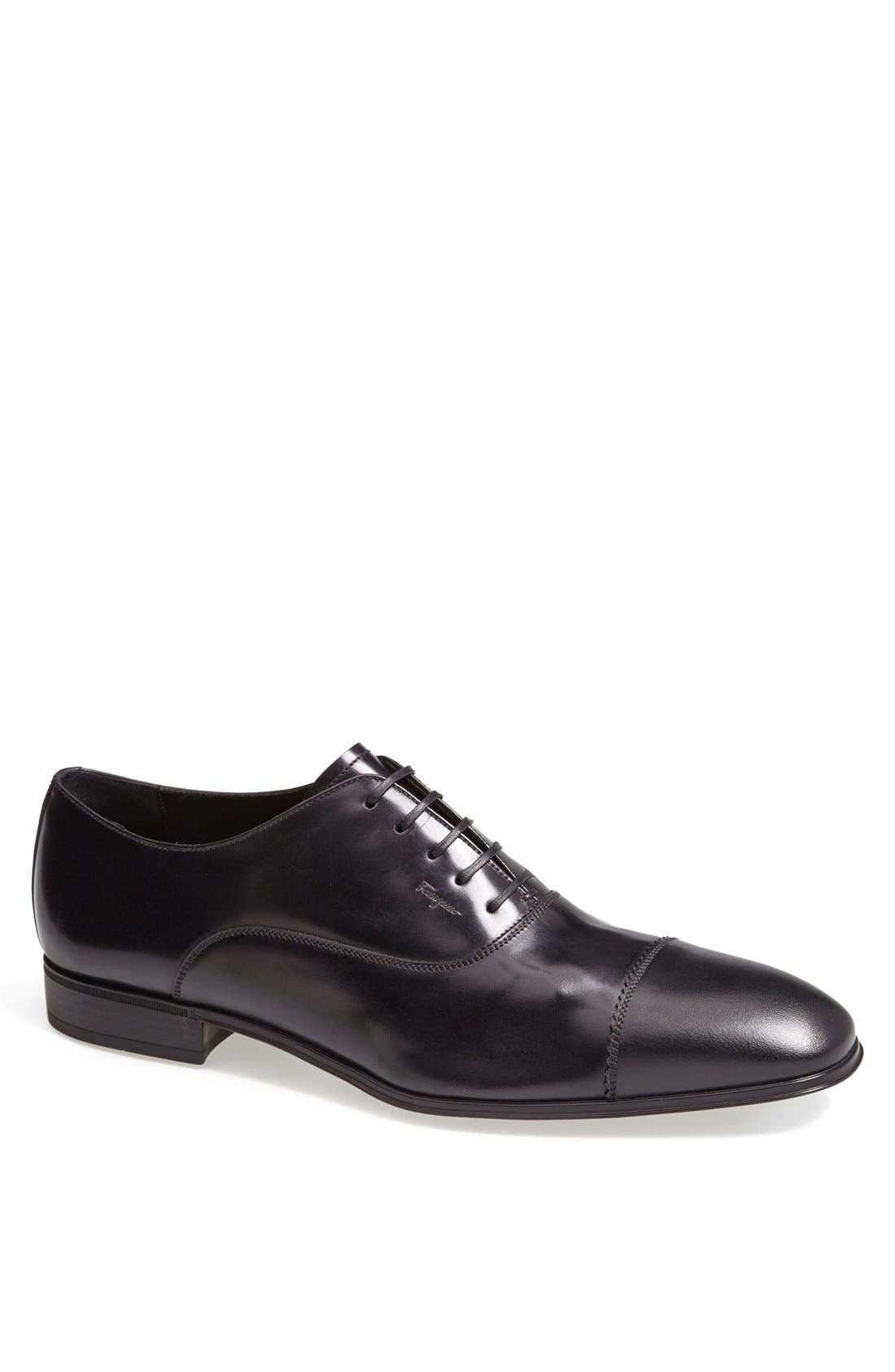 FERRAGAMO Salvatore Ferragamo 'Remigio' Cap Toe Oxford, Main, color, 