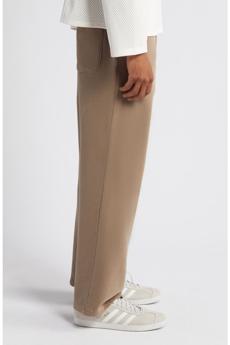 Core Organic Cotton Straight Leg Sweatpants, Alternate, color, VINTAGE BROWN