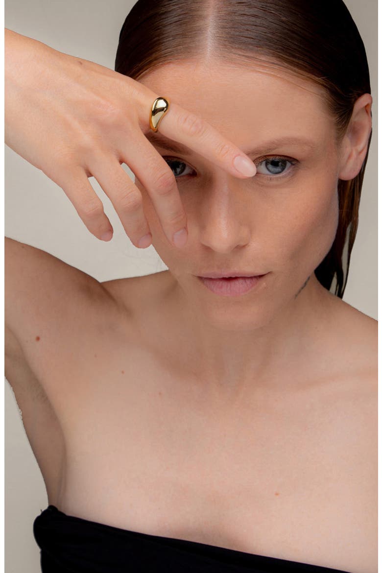 Ine Ring in Gold, Alternate, color, Gold