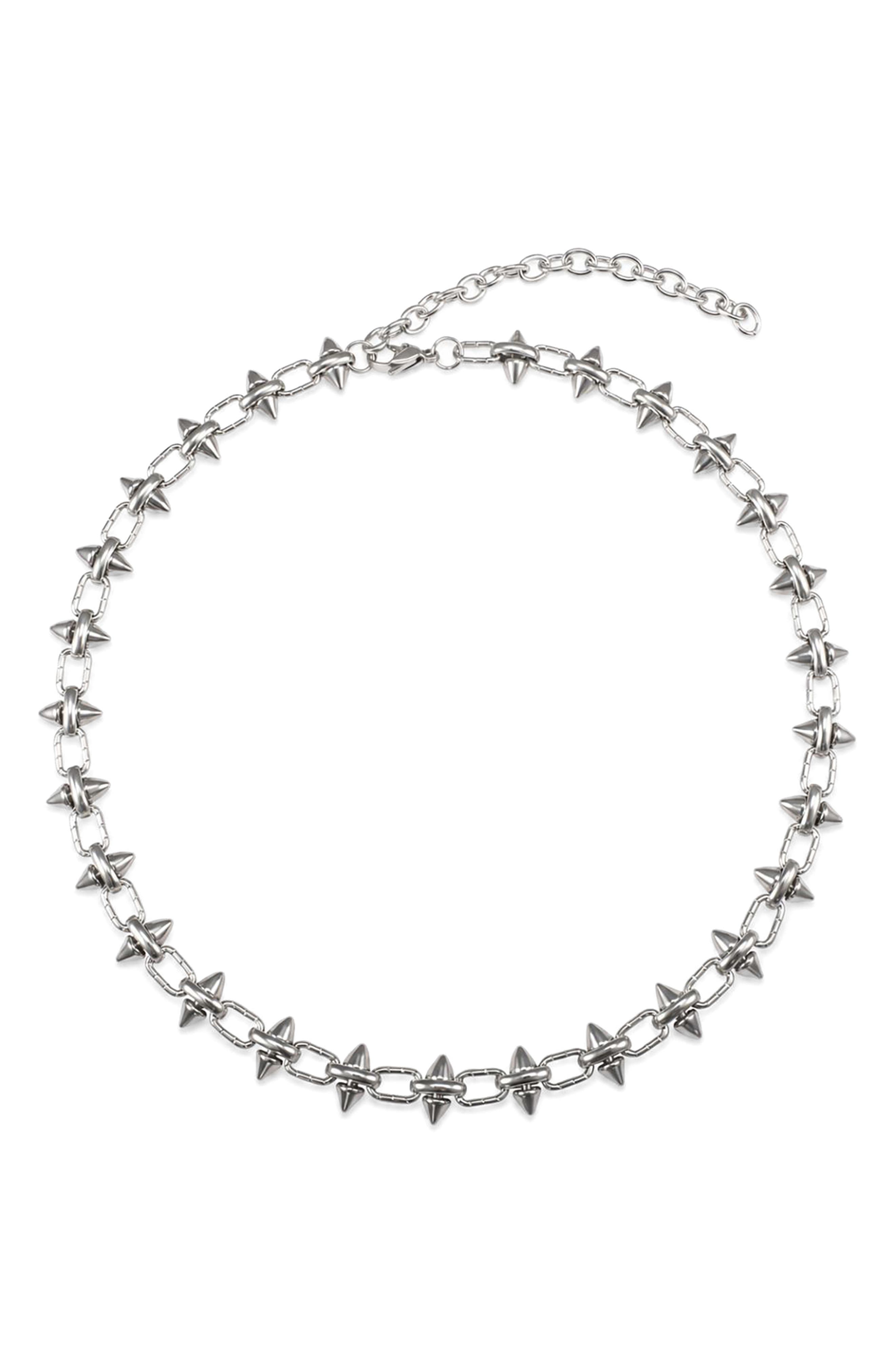 Spike Link Necklace