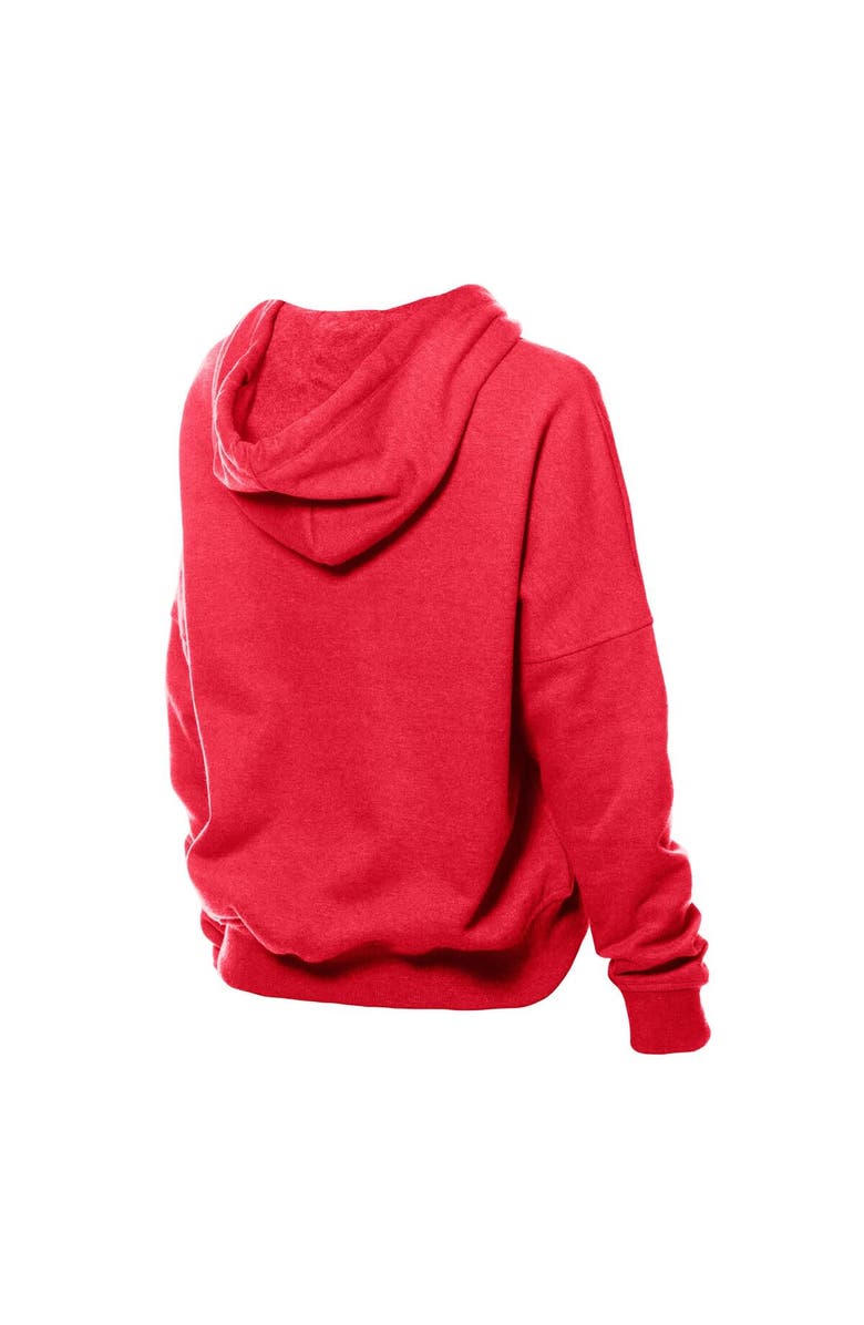 New Era Women's New Era Red Kansas City Chiefs Throwback Boxy Hoodie Sweatshirt, Alternate, color, Red