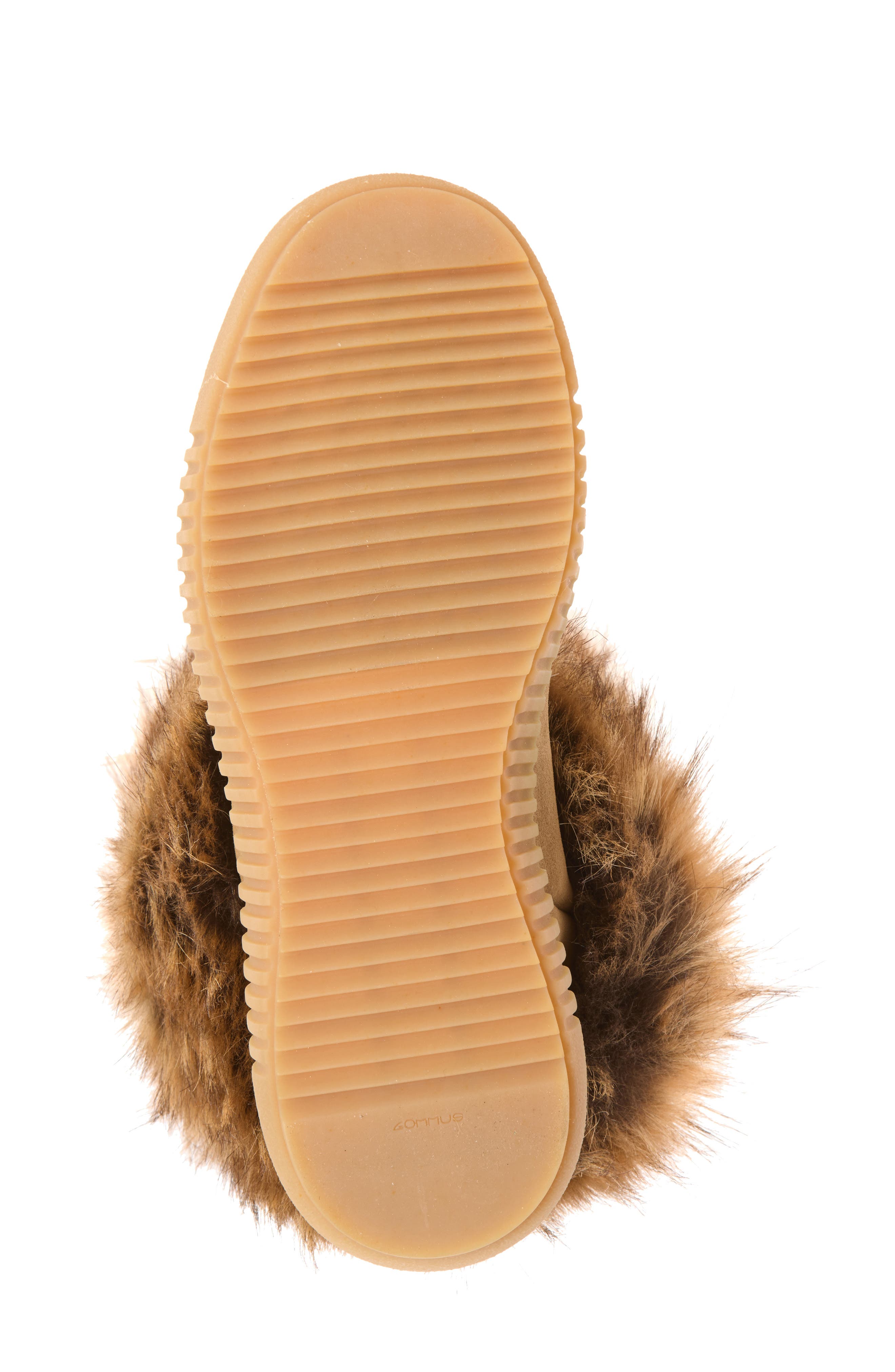 Viera Faux Fur Boot, Alternate, color, BEIGE