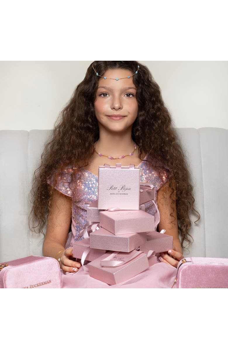 Anna Zuckerman Petit Rosie Necklace, Alternate, color, White