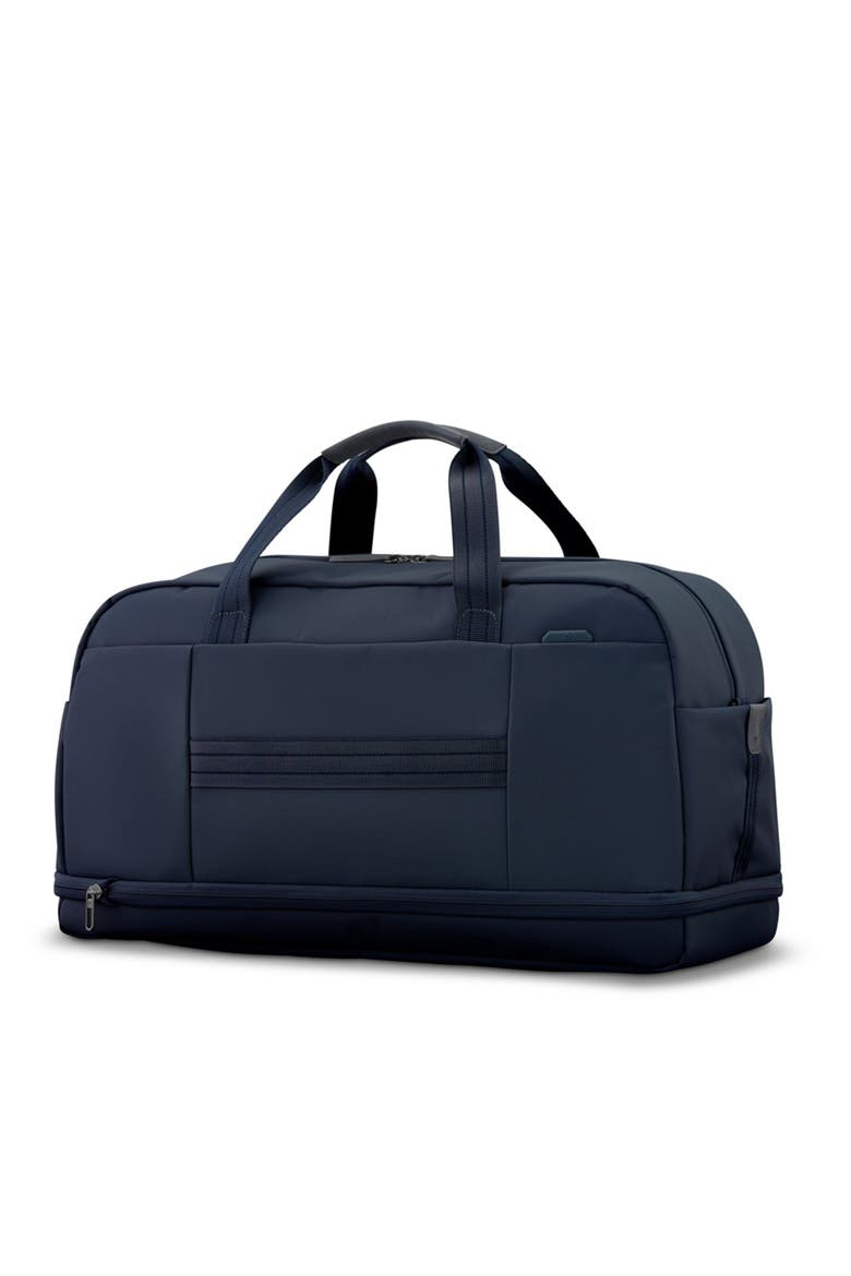 Elevation Softside 2 Piece Set Duffel & Expandable 22" Carry On Lugage, Alternate, color, Midnight Blue