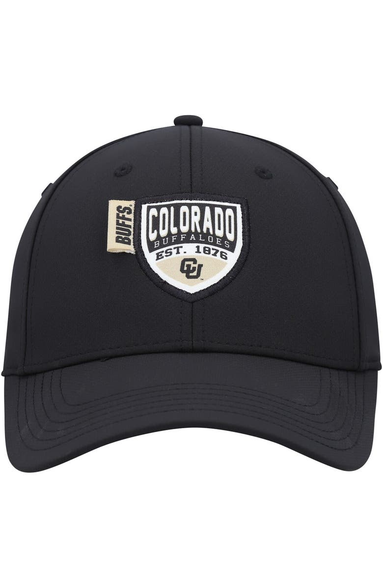 AHEAD Men's Ahead Black Colorado Buffaloes Stratus Adjustable Hat, Alternate, color, 