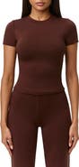 Naked Wardrobe Smooth Short Sleeve Top