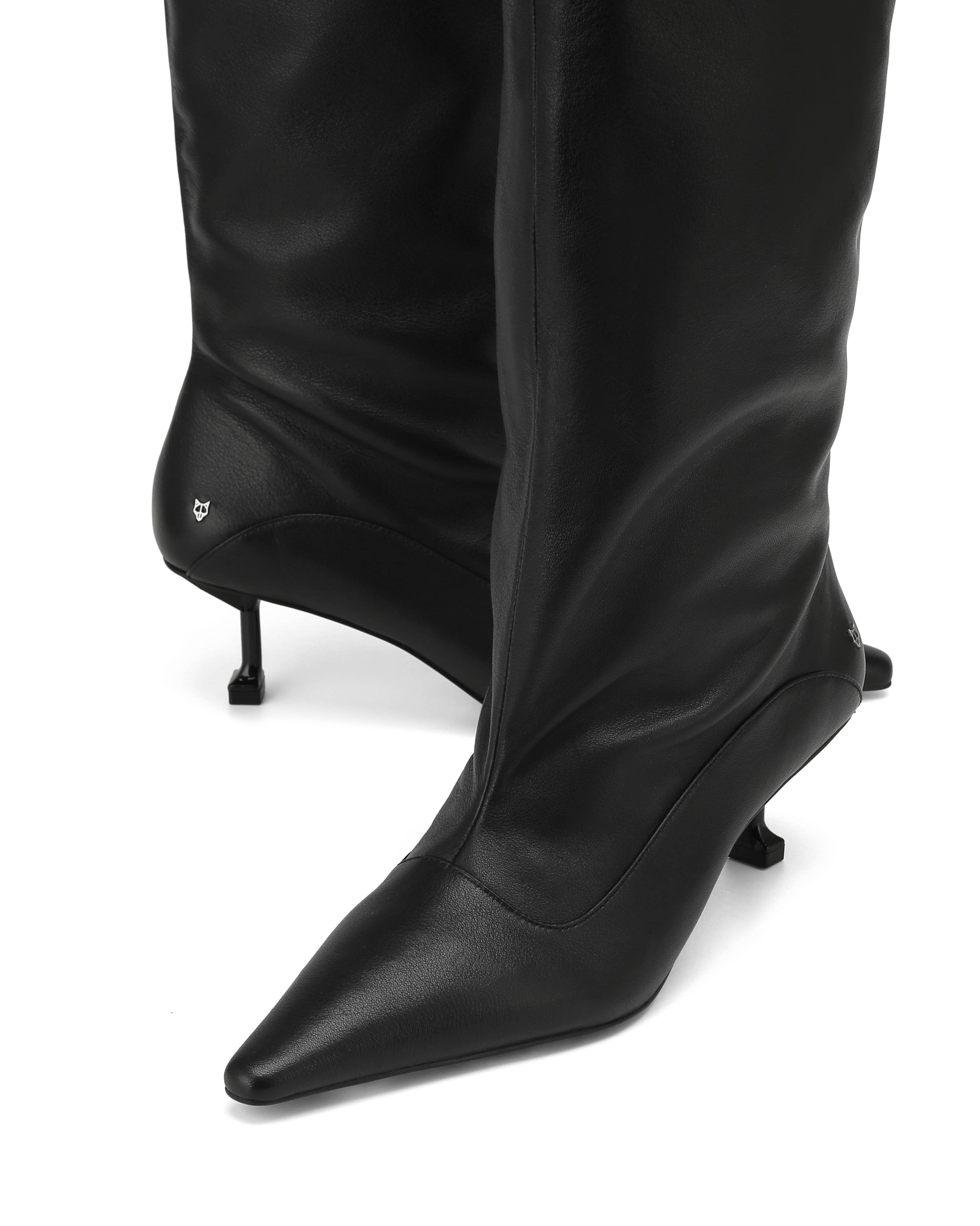 Naked Wolfe Tate Nappa Prince Leather Boot, Alternate, color, Black