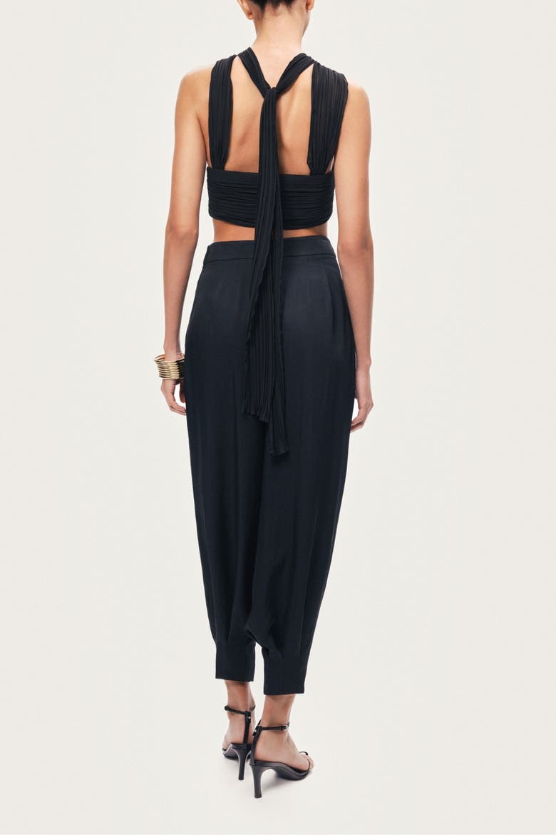 Fluid Balloon-Leg Pants, Alternate, color, Black