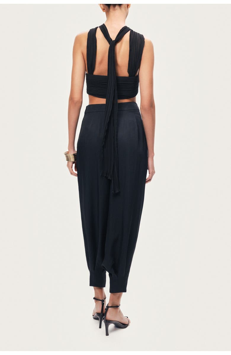 Nocturne Fluid Balloon-Leg Pants, Alternate, color, Black