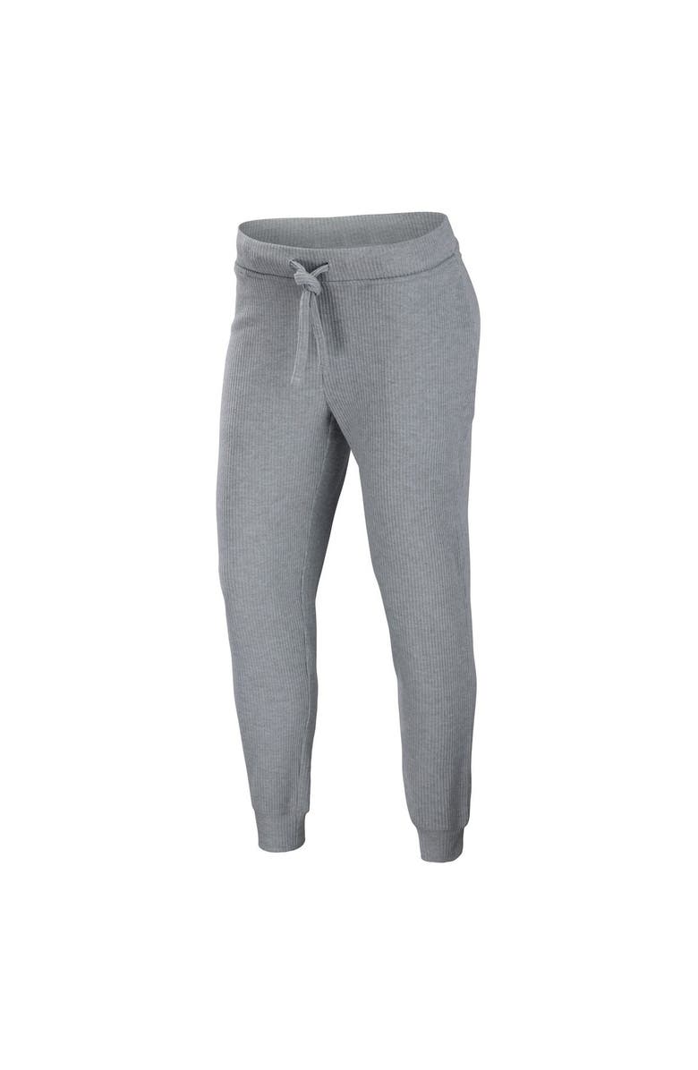 WEAR by Erin Andrews Women's WEAR by Erin Andrews Heathered Gray Baltimore Ravens Pullover Hoodie & Pants Lounge Set, Alternate, color, 