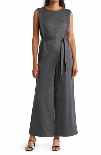 MAX STUDIO Sleeveless Tie Front Jumpsuit