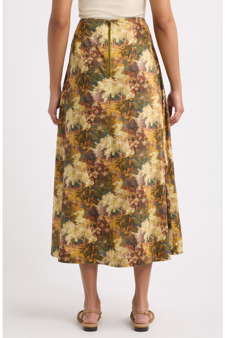 Ridley Autumn Arboretum Liberty of London Print Skirt, Alternate, color, AUTUMN ARBORETUM LIBERTY PRINT
